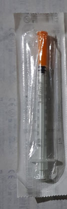 Фото Шприц инъекционный Tiramed (тирамед) 1 мл трёхкомпонентный стерильный с иглой Инсулин U-100